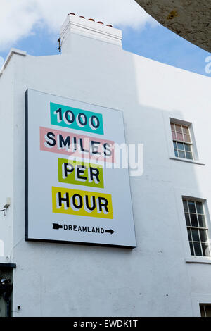 Margate`s reopening of dreamland fun park Stock Photo